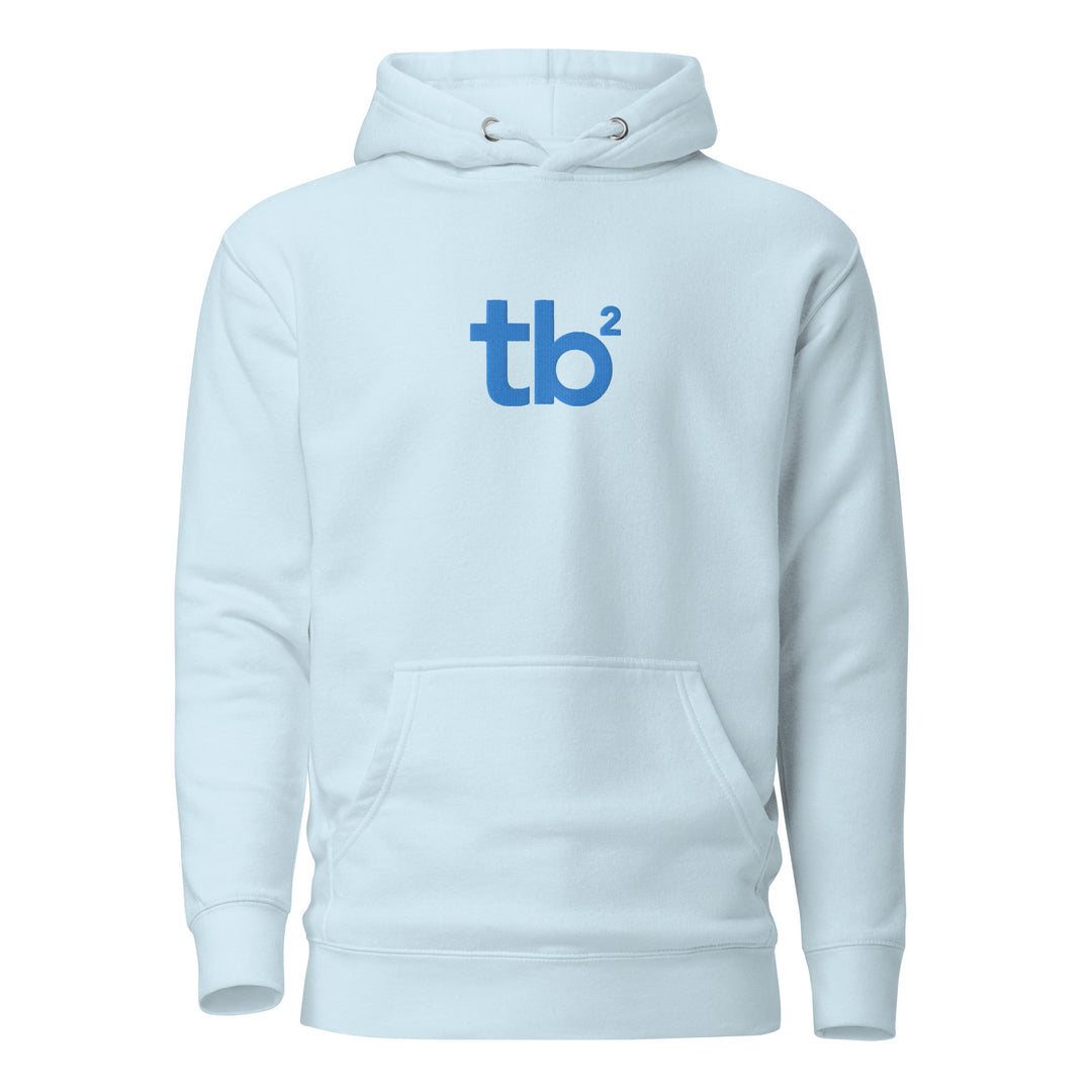 Unisex Hoodie - Blue Logo - Embroidery